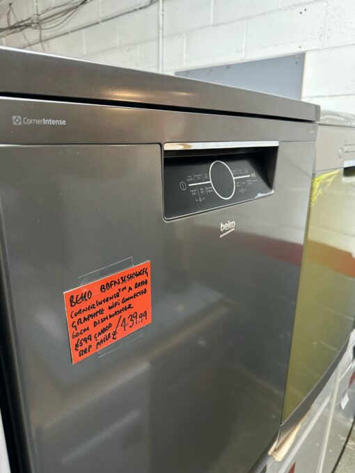 BEKO Pro CornerIntense BDFN36560WCFG WiFi Dishwasher - Graphite - Image 2