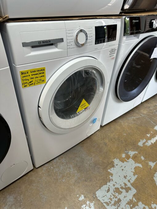 BOSCH Series 4 WNA134U8GB 8+5kg 1400 Spin Washer Dryer - White - Image 2