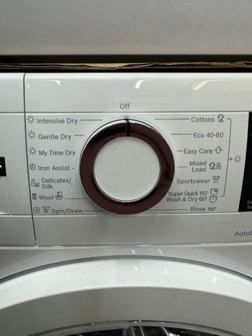 BOSCH Series 4 WNA134U8GB 8+5kg 1400 Spin Washer Dryer - White - Image 5