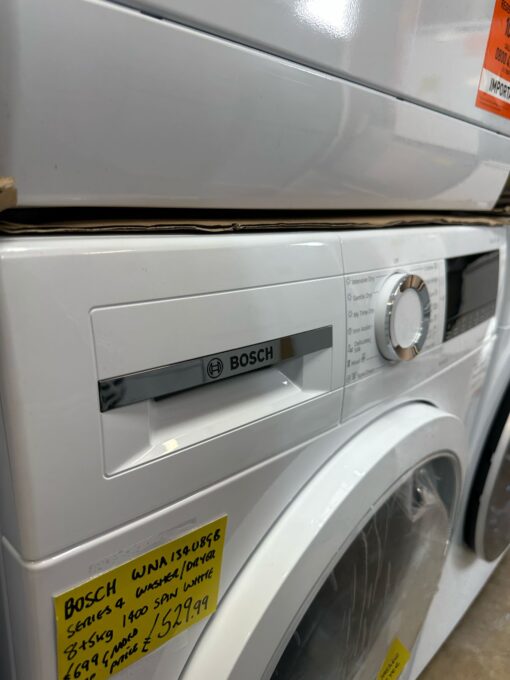 BOSCH Series 4 WNA134U8GB 8+5kg 1400 Spin Washer Dryer - White - Image 6