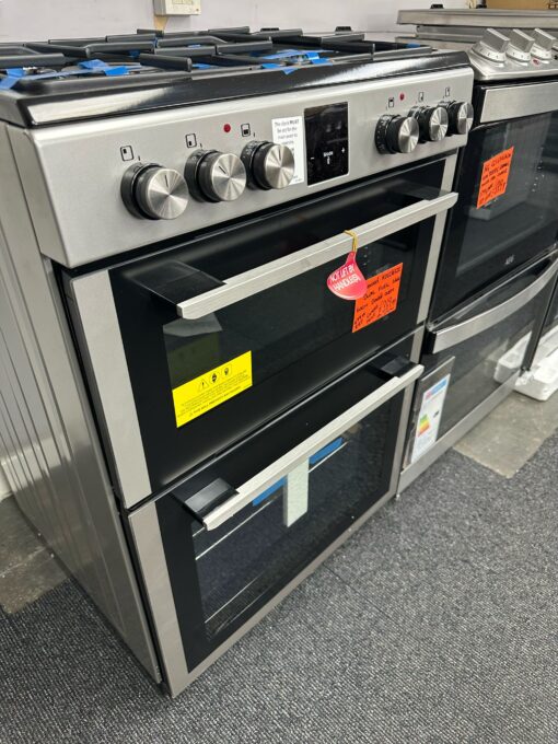 KENWOOD KDGC66S22 60cm Dual Fuel Cooker - Silver - Image 3