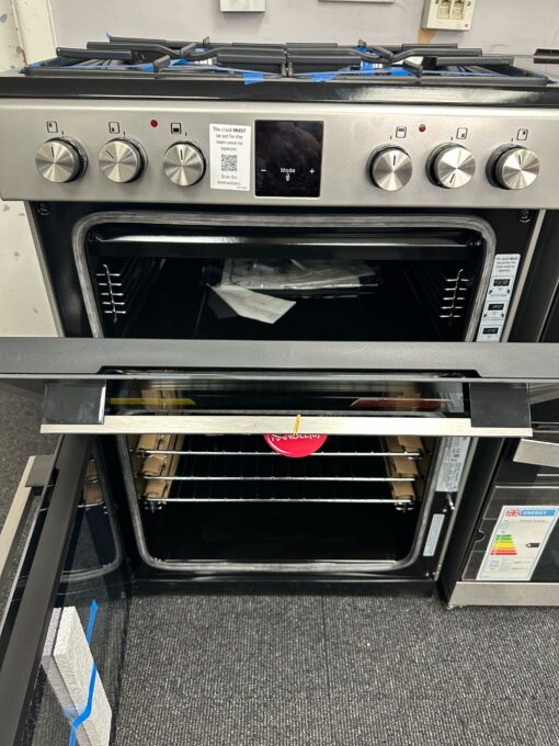 KENWOOD KDGC66S22 60cm Dual Fuel Cooker - Silver - Image 7