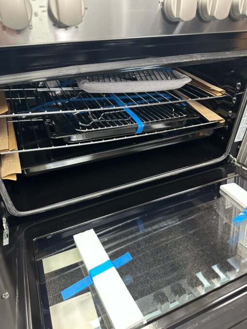 LOGIK LFTG90X18 90cm Dual Fuel Range Cooker – Stainless Steel - Image 8