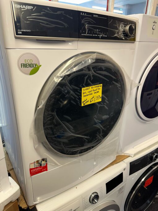 SHARP KD-HHH8S7GW2-EN 8kg Heat Pump Dryer - White - Image 2