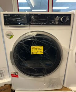 SHARP KD-HHH8S7GW2-EN 8kg Heat Pump Dryer - White
