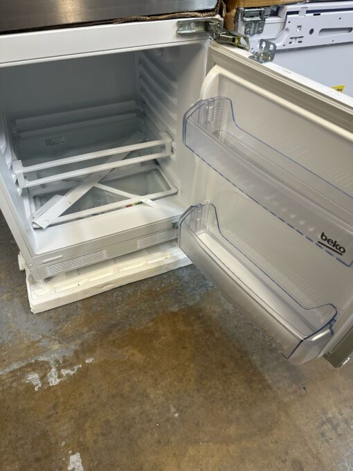 Beko BLS4682 Integrated Under Counter 82cm High Fridge - Fitting Kit - E Rated - White - Image 2