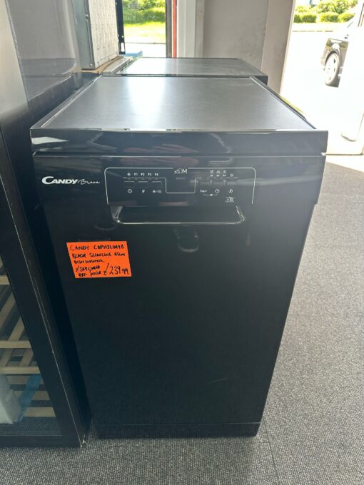 SHARP QW-NS1CF49EB-EN Slimline Dishwasher - Black