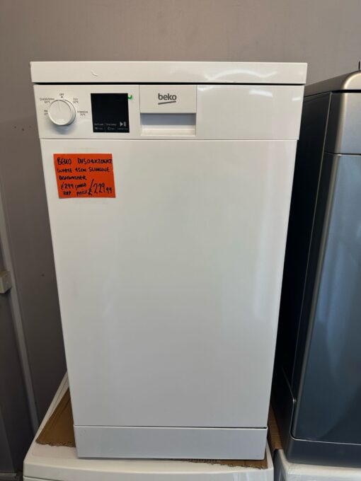 BEKO DVS04X20W Slimline Dishwasher - White