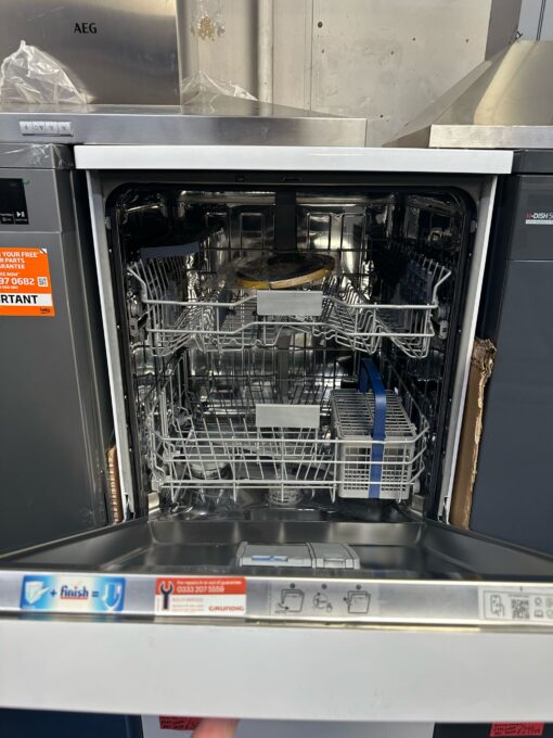 GRUNDIG GNFP344IG Full-size Dishwasher - White - Image 6