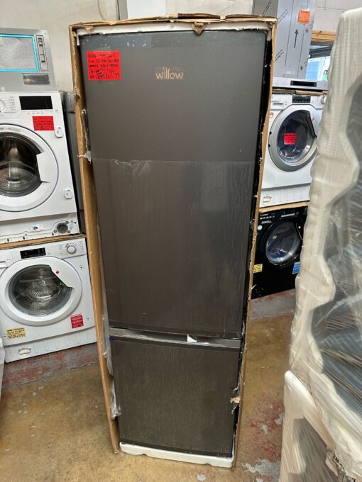 Willow WFF1760G 175X55cm Low Frost Fridge Freezer - Dark Grey