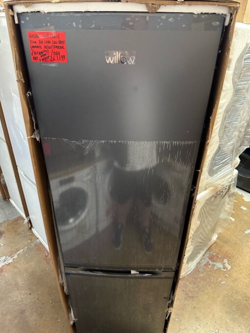 Willow WFF1760G 175X55cm Low Frost Fridge Freezer - Dark Grey - Image 2
