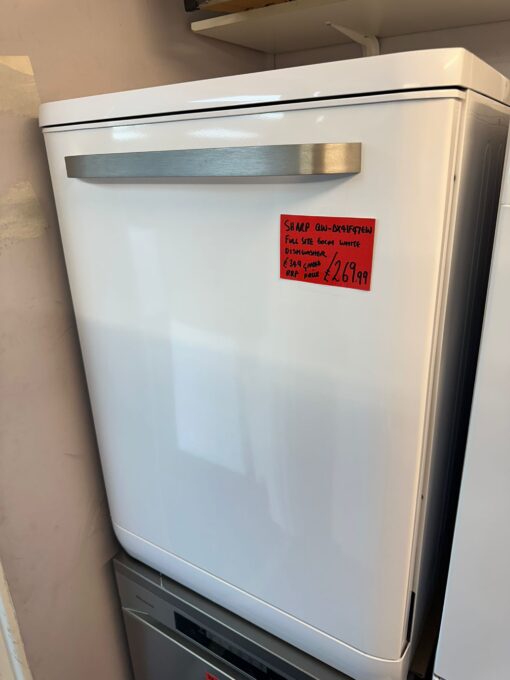 SHARP QW-DX41F47EW Full-size Dishwasher - White - Image 2