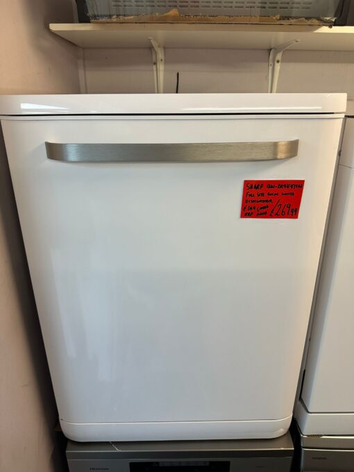 SHARP QW-DX41F47EW Full-size Dishwasher - White