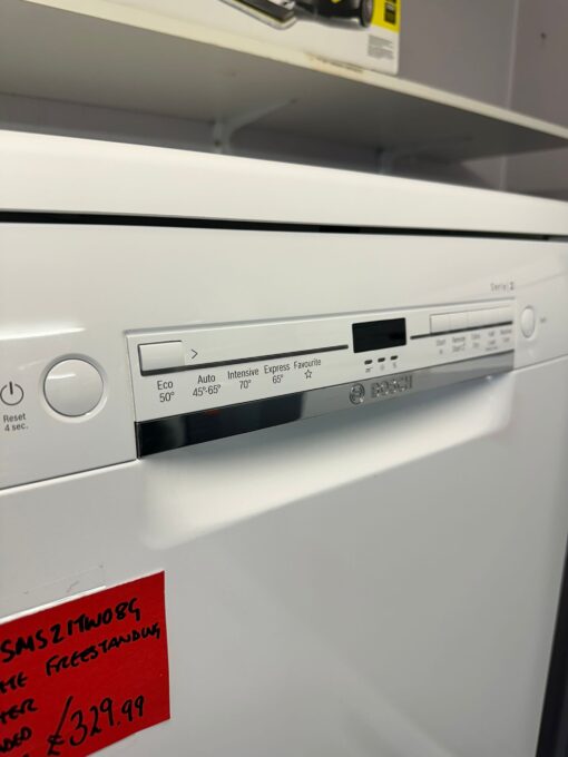 Bosch SMS2ITW08G Dishwasher Full-Size Dishwasher - White - Image 3