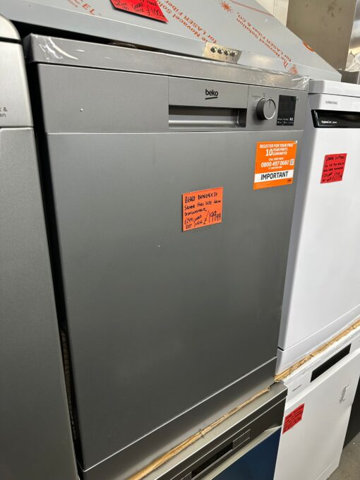 BEKO DVN04X20S Full-size Dishwasher - Silver - Image 2