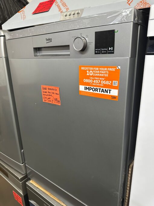 BEKO DVN04X20S Full-size Dishwasher - Silver - Image 3