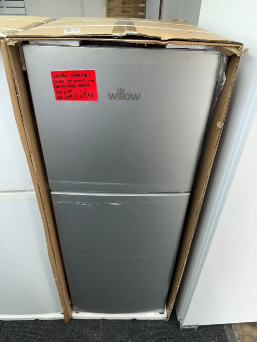 Willow WTM138S 48cm Fridge Freezer - Silver