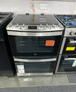 AEG CCS6741ACM 60cm Electric Ceramic Cooker - Stainless Steel