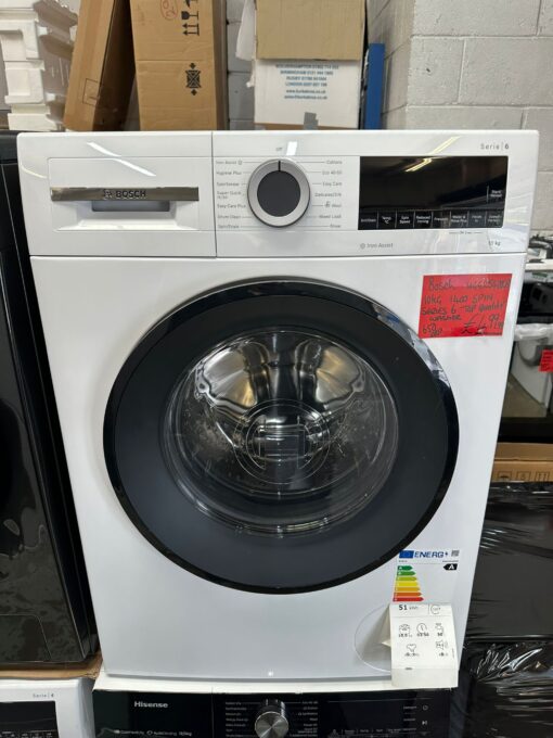 BOSCH Series 6 WGG254Z0GB AntiStain 10kg 1400 Spin Washer - White