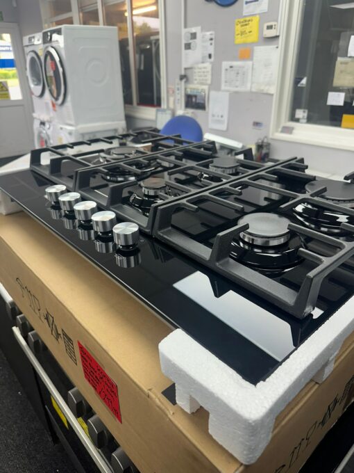 Teknix SCGH751B 75cm Gas Hob - Black - Image 4