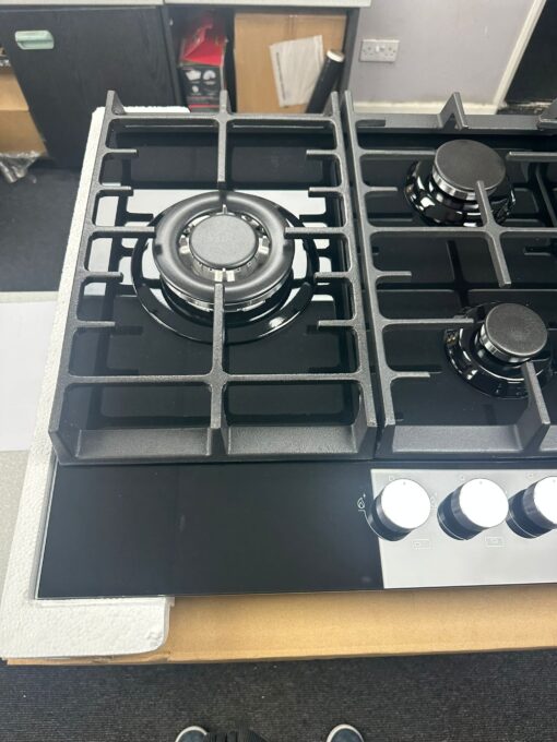 Teknix SCGH751B 75cm Gas Hob - Black - Image 6