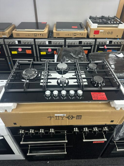 Teknix SCGH91B 90cm Gas Hob - Black