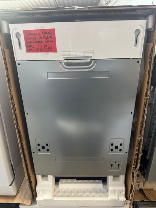 Cookology CBID450 Slimline Integrated Dishwasher - Stainless Steel