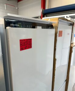 Alternative view of Hisense RB3B250SAWE Wifi 177cm 60/40 Integrated No Frost Fridge Freezer with Fitting Kit - White - E Rated