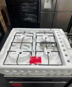 HISENSE GM642XSUK 58cm Gas Hob - Stainless Steel