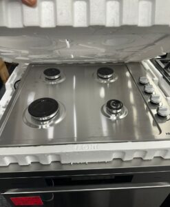Alternative view of HISENSE GM642XSUK 58cm Gas Hob - Stainless Steel