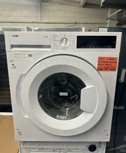 LOGIK T-series LIW812W22 Integrated 8kg 1200 Spin Washer - White
