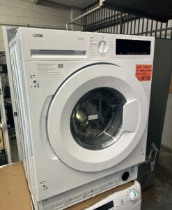 Alternative view of LOGIK T-series LIW812W22 Integrated 8kg 1200 Spin Washer - White