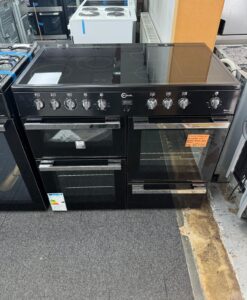FLAVEL Milano 100 MLN10CRK Electric Range Cooker - Black & Chrome