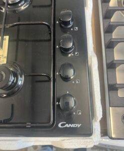 Alternative view of Candy CHW6LBB 60cm 4 Burner Gas Hob - Black