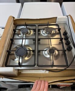 BOSCH Series 2 PBP6B5B60 58 cm Gas Hob - Stainless Steel